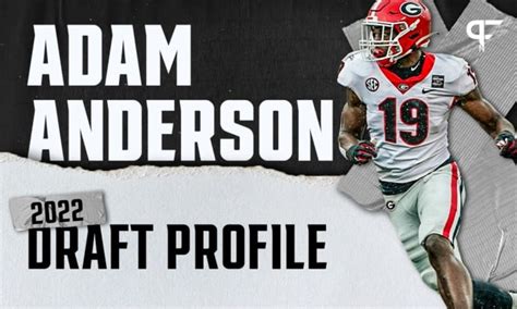 adam anderson nfl draft|adam anderson georgia update.